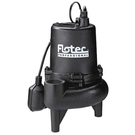 Sewage Pump, Cast Iron, 3/4 HP MPN:E75STVT