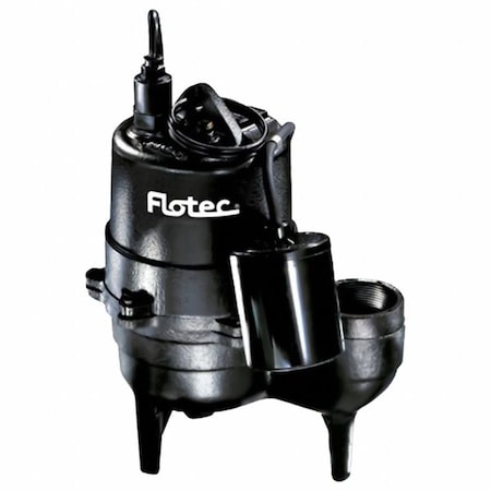 SewageEjectorPump, 10ft, 0.5hp, 115VAC MPN:FPSE3601A