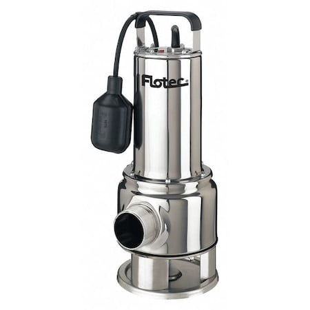 Sewage Pump, Stainless Steel, 3/4 HP MPN:FPSES2700A