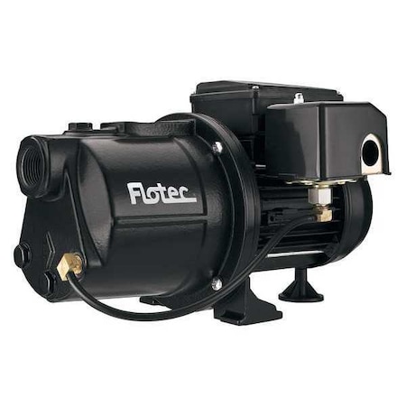 Jet Pump, Cast Iron, Shallow Well, 1/2HP MPN:FP4105