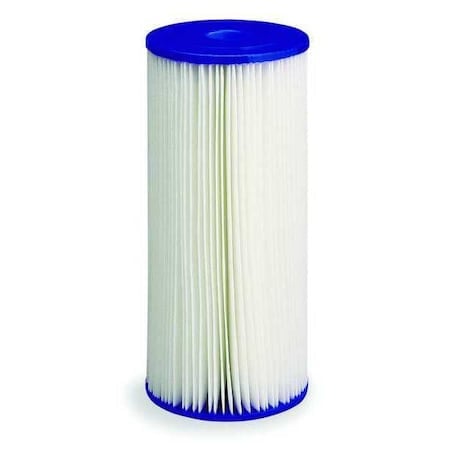 Pleated Filter Cartridge, 10 gpm, 50 Micron, 4-1/2