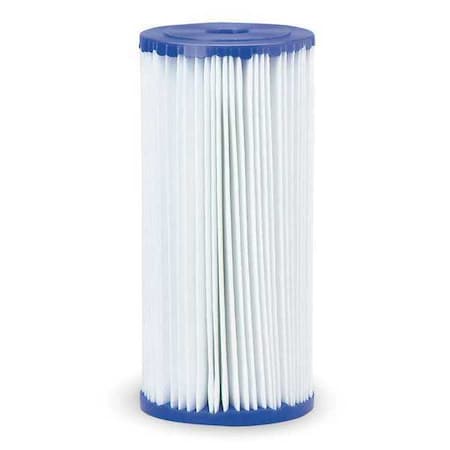 Pleated Filter Cartridge, 20 gpm, 30 Micron, 4-1/2