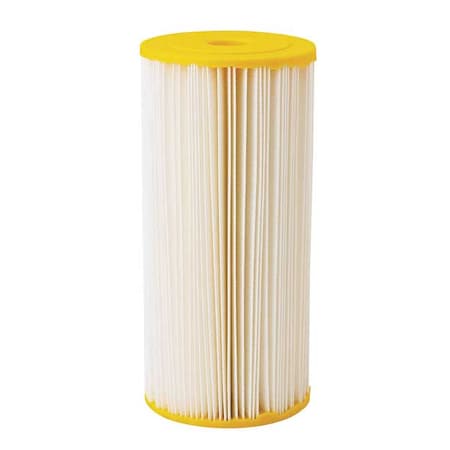 Pleated Filter Cartridge, 20 gpm, 50 Micron, 4-1/2