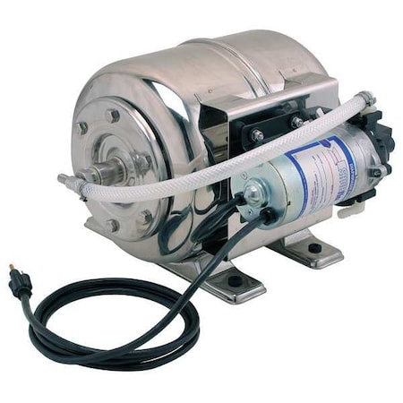 Booster Pump System, 1/3 hp, 115V AC, 1 Phase, 3/8 in Barb Inlet Size, 1 Stage, 117 psi Max Pressure MPN:804-023