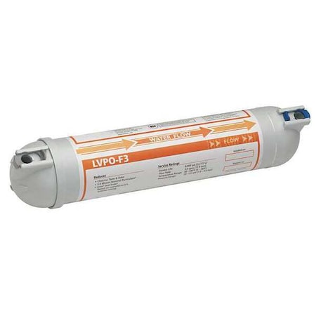 Inline Filter, POU, 15x3-1/3In, Application: Point of Use MPN:94-470-01-75