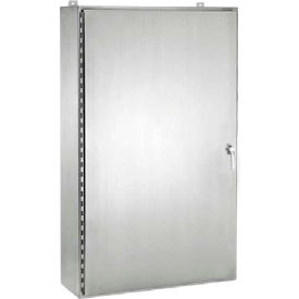 Hoffman A60H3616SSLP3PT Continuous Hinge W/3-Point Ltch Type 4X 60.00x36.00x16.00in SS Type 304 A60H3616SSLP3PT