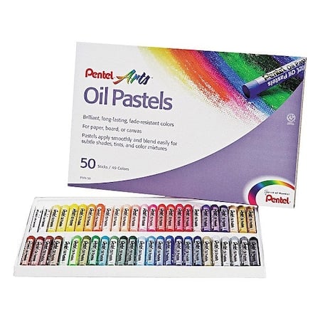 Oil Pastel Set w/Carrying Case, 50 Pc MPN:PENPHN50