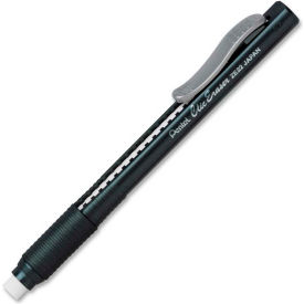 Pentel® Clic Eraser Retractable Pocket Clip Rubber Grip Black Barrel ZE22A