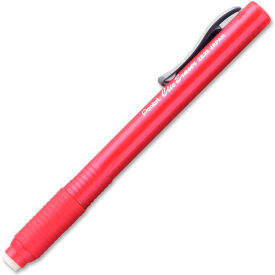 Pentel® Clic Retractable Eraser Refillable Red Barrel ZE22B
