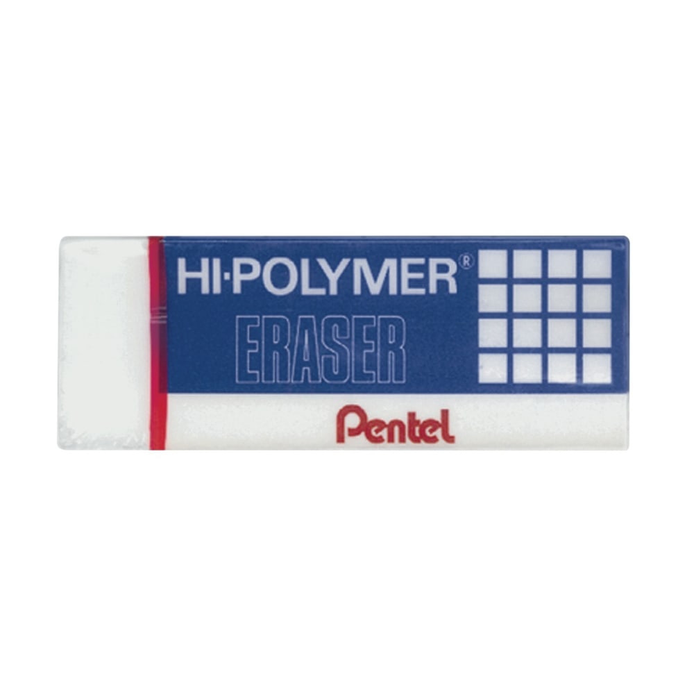 Pentel Hi-Polymer Erasers, 3/PK MPN:ZEH10BP3K6
