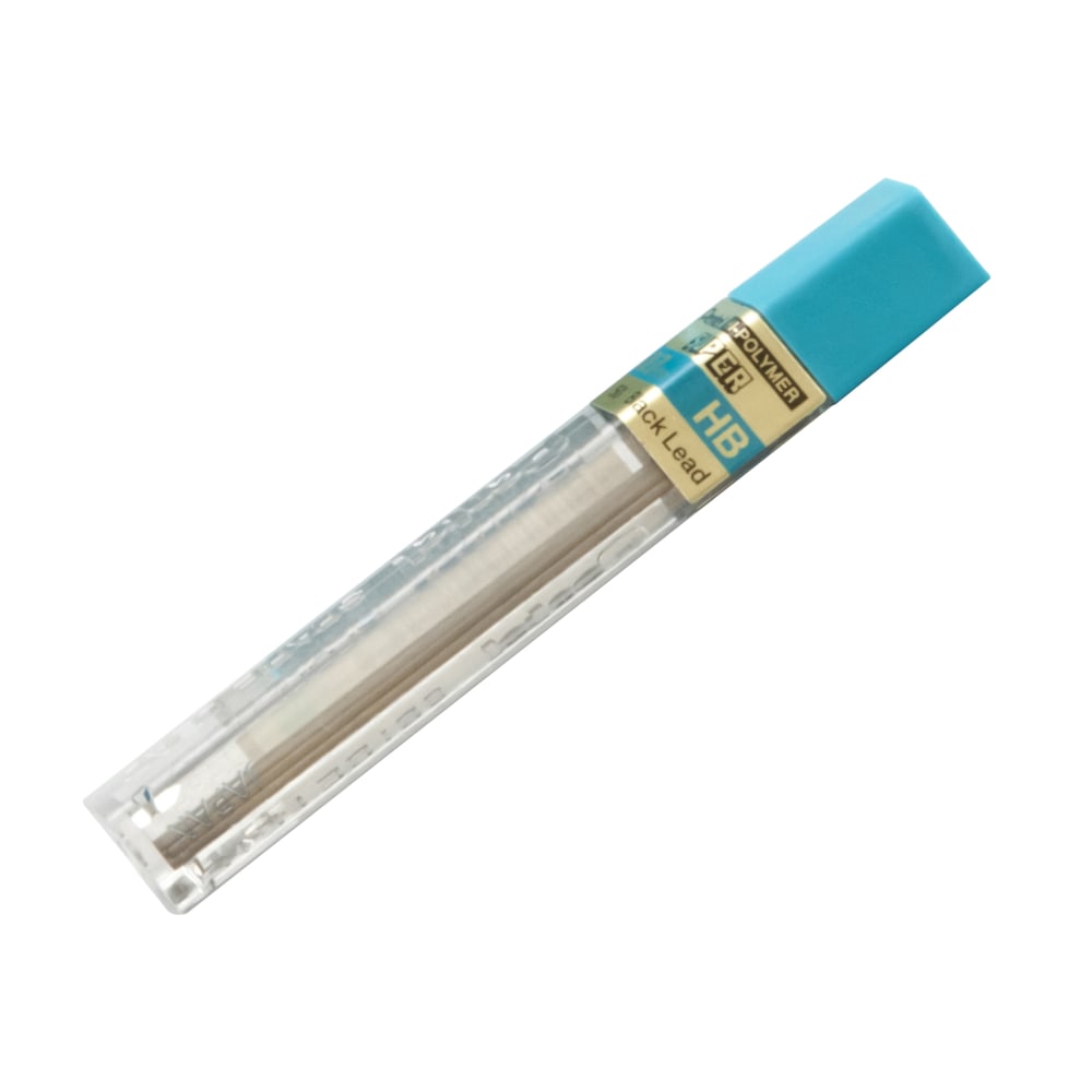 Pentel Super Hi-Polymer Leads, 0.7 mm, HB, 12 Leads Per Tube MPN:50-HB