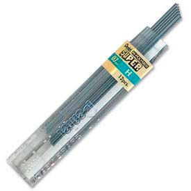 Pentel® Super Hi-Polymer Lead Refill H Leads 0.7mm Black 12/Tube 50H