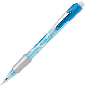 Pentel® Icy Mechanical Pencil Pocket Clip Refillable 0.7mm Blue/Silver Dozen AL27TC