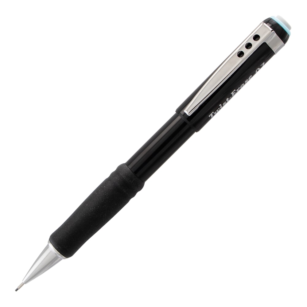 Pentel Twist-Erase III Mechanical Pencils, 0.7mm, Assorted Barrel Colors, Pack Of 2 Pencils MPN:QE517BP2-K6