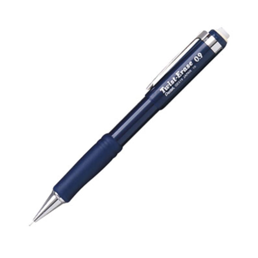 Pentel Twist-Erase III Mechanical Pencil, #2 Lead, Bold Point, 0.9 mm, Blue Barrel MPN:QE519C