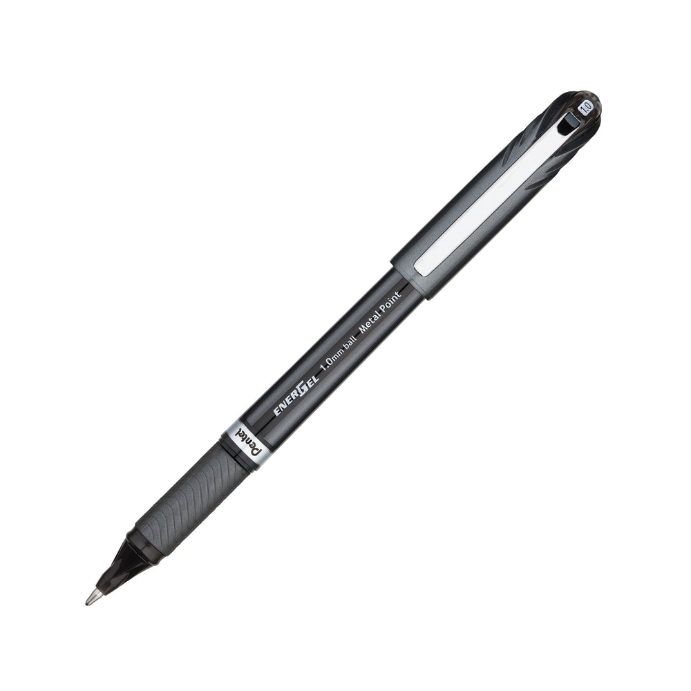 Pentel EnerGel NV Liquid Gel Pens, Bold Point, 1.0 mm, Black Ink, Pack Of 12 Pens MPN:BL30A