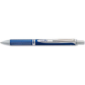 Pentel® EnerGel Alloy RT Retractable Gel Pen Medium 0.7mm Black Ink Blue Barrel BL407C-A