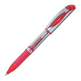 Pentel® EnerGel Liquid Gel Ink Pen Refillable 0.7mm Red Barrel/Ink BL57B