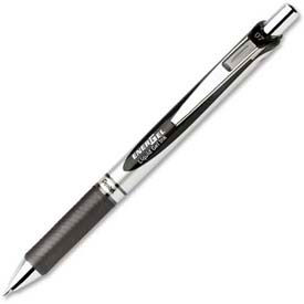 Pentel® EnerGel Liquid Retractable Gel Ink Pen Metal Tip Refillable 0.7mm Black Ink BL77A