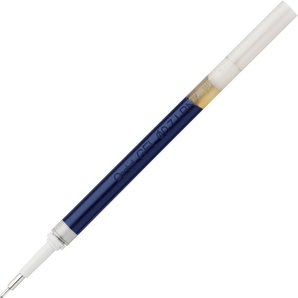Pentel EnerGel Retractable Liquid Gel Pen Refills, Needle Point, 0.7 mm, Blue Ink MPN:LRN7-C
