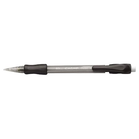 Champ Mechanical Pencil, 0.5 mm, HB (No 2), Black Lead, Translucent Gray Barrel, PK12 MPN:PENAL15A