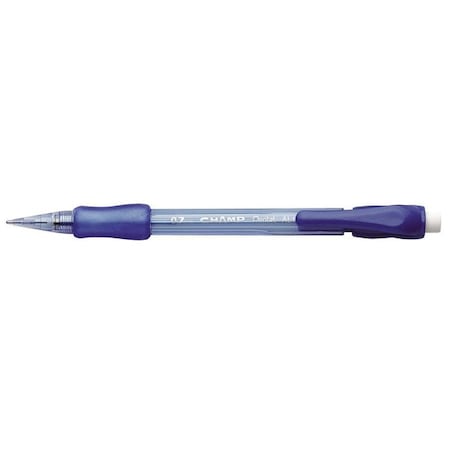 Champ Mechanical Pencil, 0.7 mm, HB (No 2), Black Lead, Blue Barrel, PK12 MPN:PENAL17C
