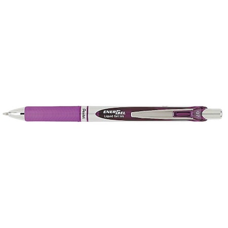 Retractable Roller Ball Pen, Medium 0.7 mm, Violet MPN:PENBL77V