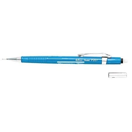 Sharp Mechanical Pencil, 0.7 mm, HB (No 2), Black Lead, Blue Barrel MPN:PENP207C