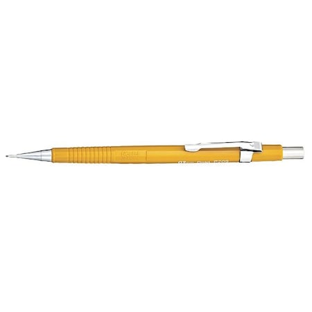 Sharp Mechanical Pencil, 0.9 mm, HB (No 2), Black Lead, Yellow Barrel MPN:PENP209G