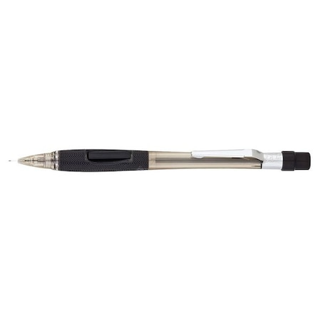 Quicker Clicker Mechanical Pencil, 0.5 mm, HB (No 2), Black Lead, Smoke/Black Barrel MPN:PENPD345TA