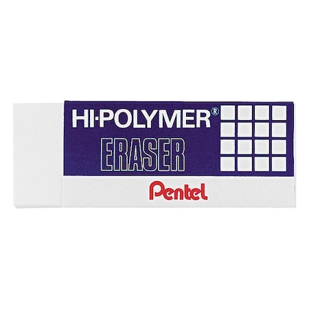 Block Eraser, White, Vinyl, 5/8