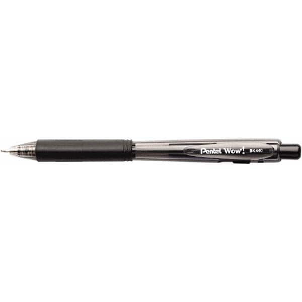 Ball Point Pen: Conical Tip, Black Ink MPN:PENBK440A - Pkg Qty 12