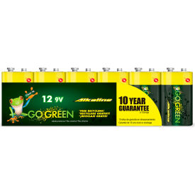 GoGreen Power® 9V Alkaline Batteries Pack of 12 24015