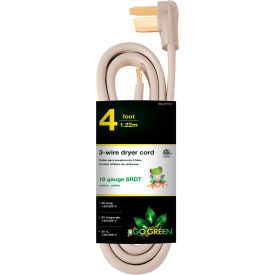 GoGreen Power GG-27104 Dryer Cord Gray - 4 Ft GG-27104