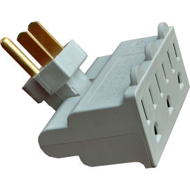 GoGreen Power® 3-Outlet Swivel Tap Tan GG-03420T