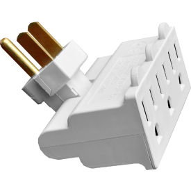 GoGreen Power® 3-Outlet Swivel Tap White GG-03420W