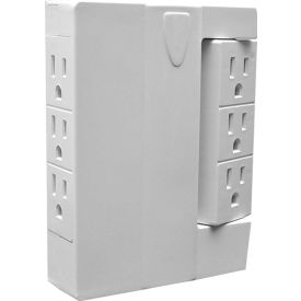 GoGreen Power 6 Outlet Swivel tap GG-16000TSW - White GG-16000TSW