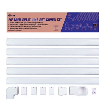 Line Cover Kit, White, 20 ft MPN:PROLSKIT-20