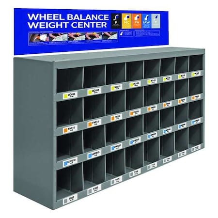 Wheel Weight Rack, Steel MPN:WALLRACK20