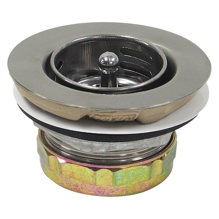 Sink Strainer, Chrome, 3