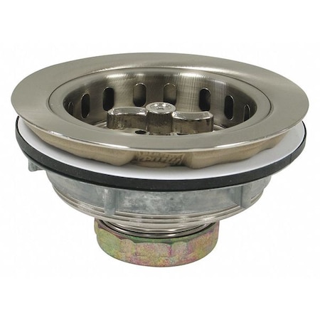 Sink Strainer, Satin Brushed Nickel MPN:59-3152
