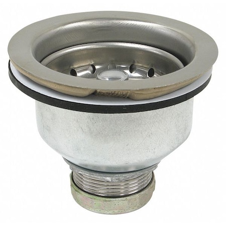 Strainer, Chrome, 4-1/2