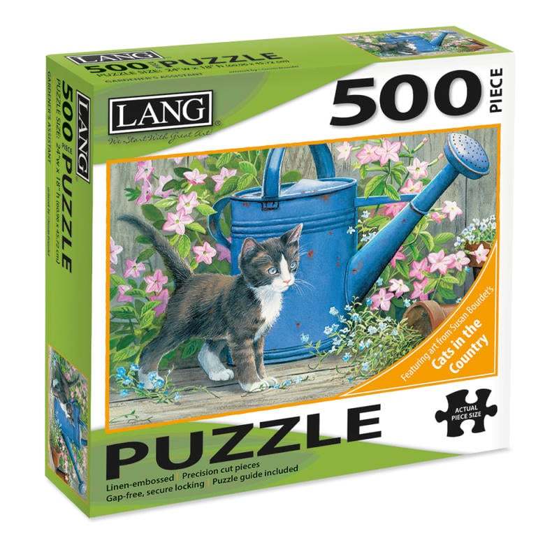 Lang 500-Piece Jigsaw Puzzle, Gardners Assist MPN:5039158
