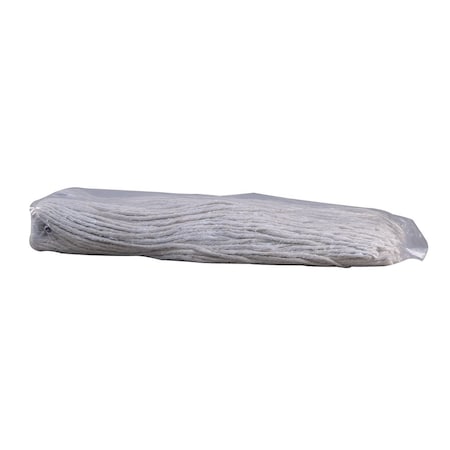 4 Ply Wet Mop, 24 oz Dry Wt, Cut-End, White, Cotton, PK12, P09005 MPN:P09005