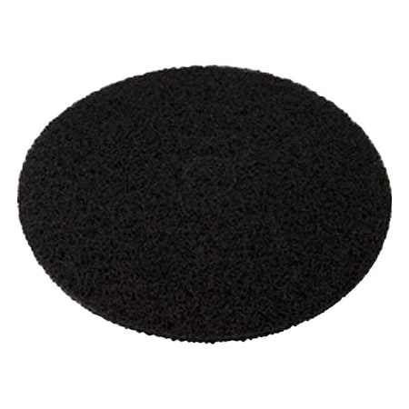 Round Stripping Pad, Black, 20 In MPN:PBLA20