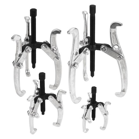 Gear Puller Set, 4 Pc, 3 Jaw MPN:W134DB