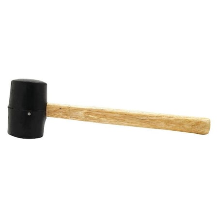 Wood Handle Rubber Mallet, 8 oz. MPN:1129