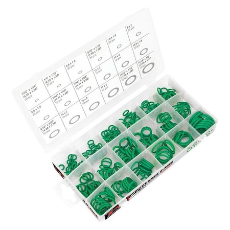 Hnbr O-Ring Assortment Kit, 270 Pc MPN:W5201