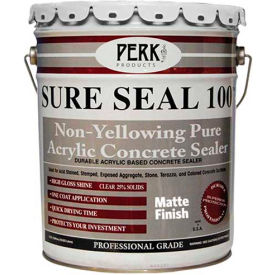 Sure Seal 100 Acrylic Sealer Clear Matte Finish 5 Gallon Pail 1/Case - CP1544M CP1544M
