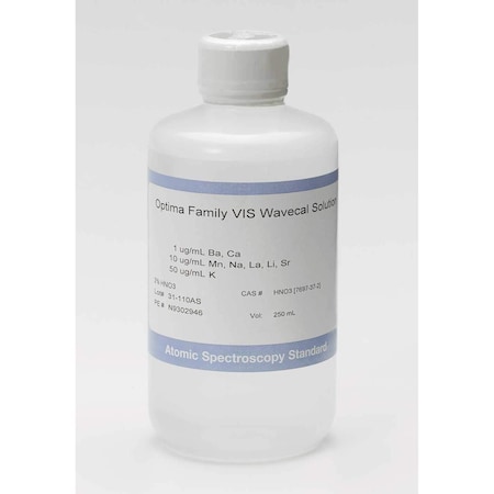 Optima 3000 Vis Wavecal Solution, 25, MPN:N9302946